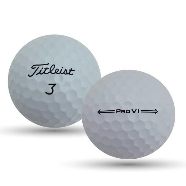 Mulligan - 24 balles de golf récupérées Titleist Pro V1 2022 5A, Blanc