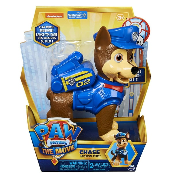PAW Patrol, Figurine articulée Mission Pup Chase interactive du