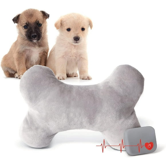 K&H Pet Products Mother's Heartbeat Plush Dog Bone - Dog Comfort Toy