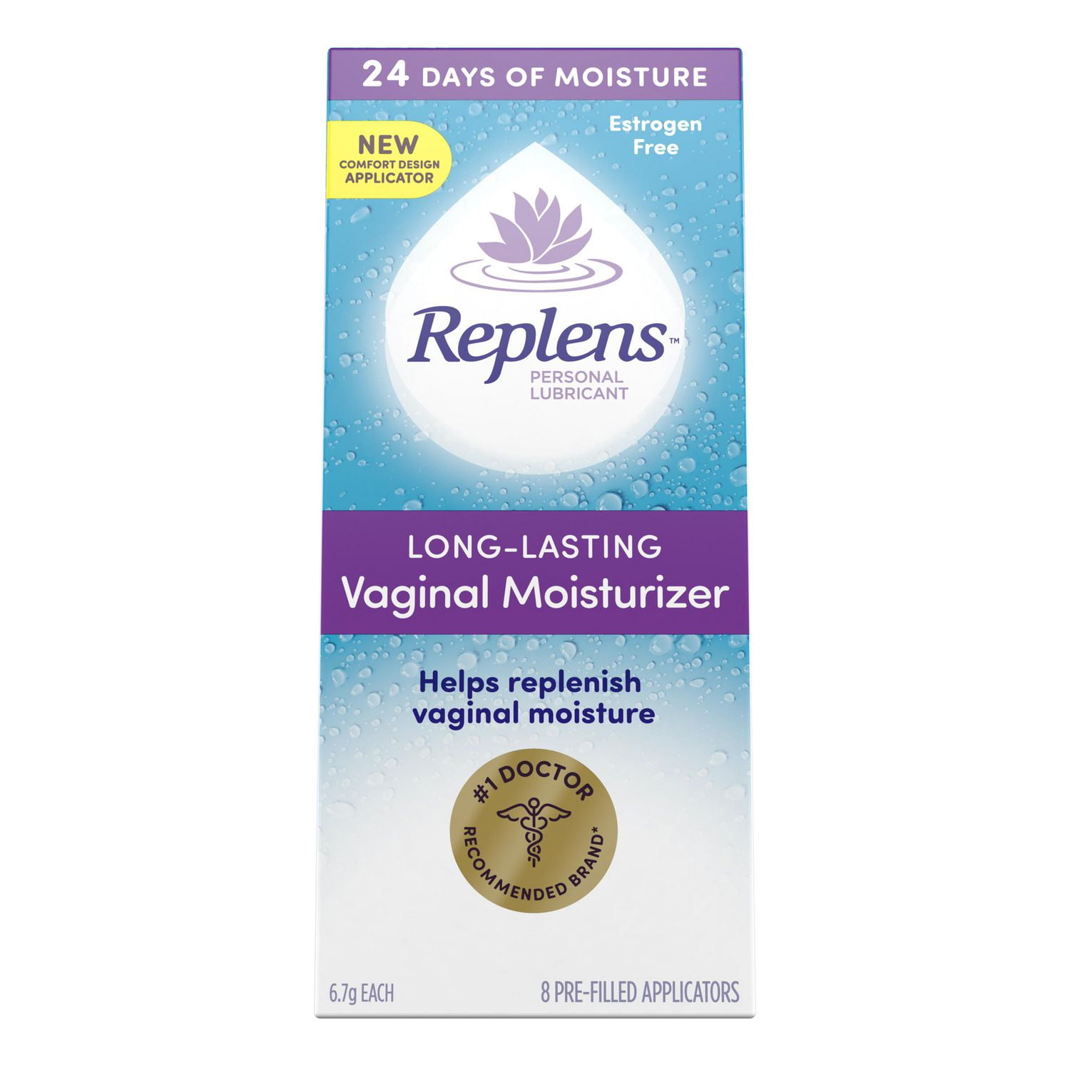 Replens Vaginal Moisturizer Gel, 2.5ml x 8 applicators - Walmart.ca