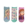 thumbnail image 2 of Frozen II Girls' Low Cut Socks, Pack of 3, 2 of 3