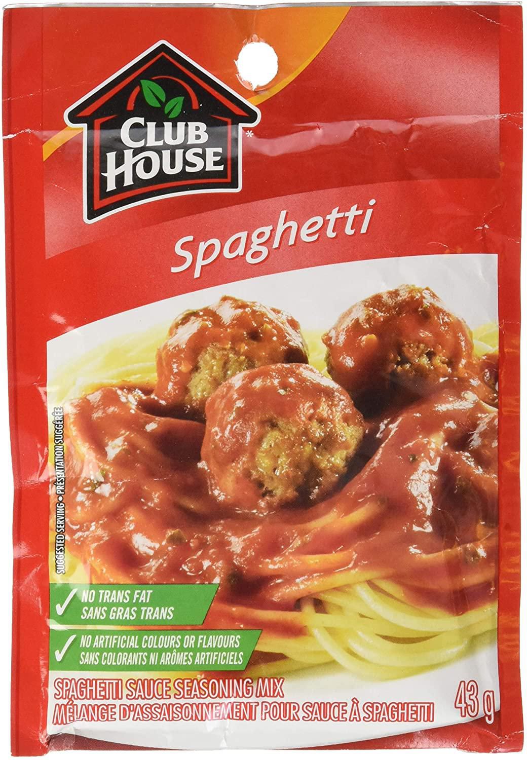 Club House Dry Sauce Spaghetti 43g Walmart Canada