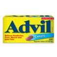 thumbnail image 1 of Advil Comprimés de 200 mg d'Ibuprofène USP 100 Caplets, 1 of 3