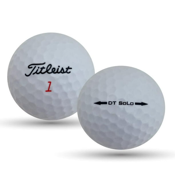 Mulligan 24 Titleist DT Solo 5A Recycled Used Golf Balls, White