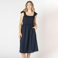 thumbnail image 2 of Devoted sleeveless midi dress with shoulder ruffle, 2 of 7