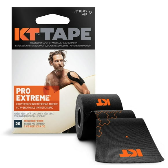 KT TAPE Pro Extreme Therapeutic Kinesiology Sports Tape, 20 Strips
