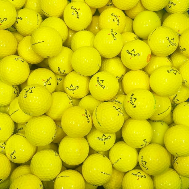 Mulligan 50 Callaway Mix AAA Recycled Used Golf Balls, Yellow