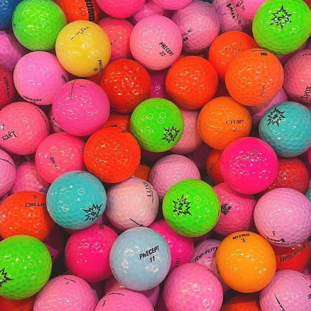 Mulligan 100 Mix AAA Recycled Used Golf Balls, Color Walmart.ca