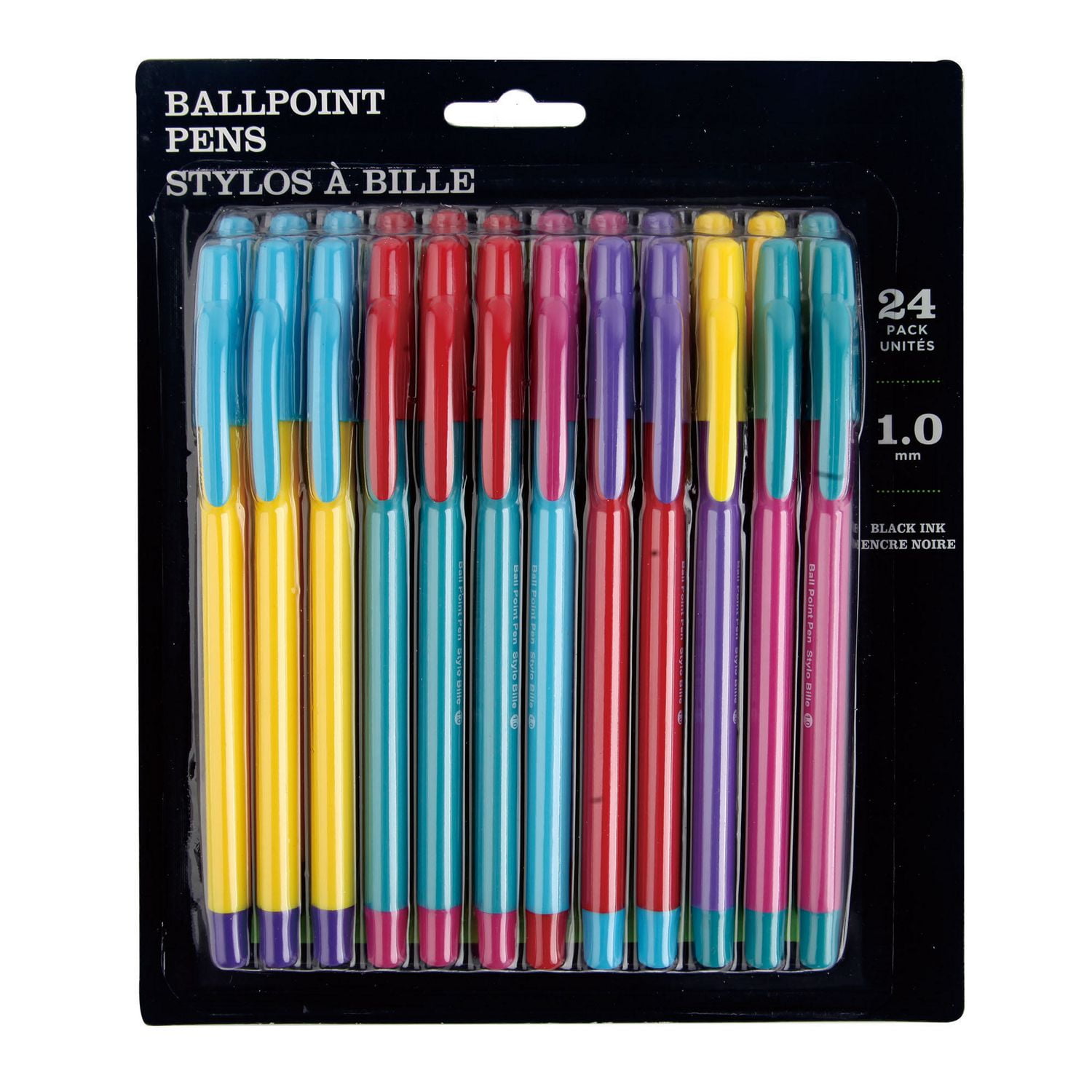1.0 mm Black Ink Ball Point Pens Walmart Canada