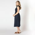 thumbnail image 3 of Devoted sleeveless midi dress with shoulder ruffle, 3 of 7