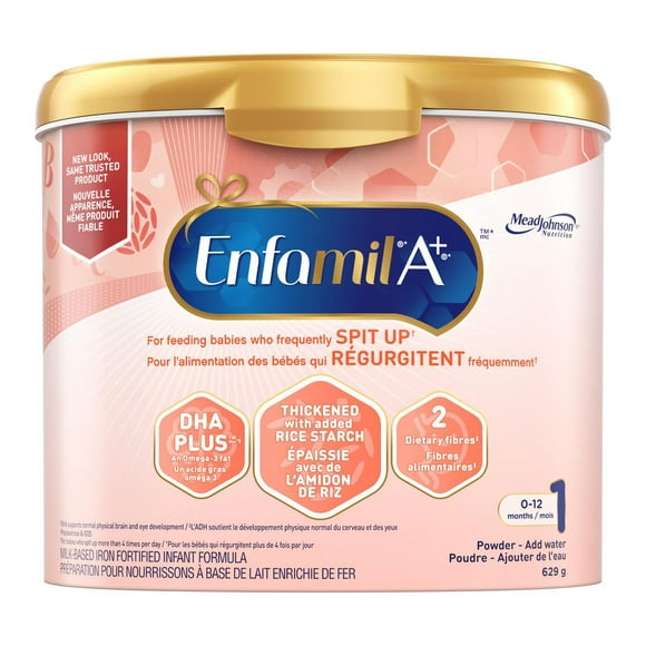Enfamil A+ for frequent Spit Up, Baby Formula, Powder, 629g