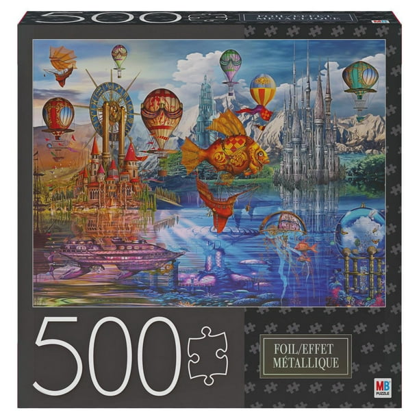 Puzzle adulte de 500 pièces avec effet métallisé, Panorama