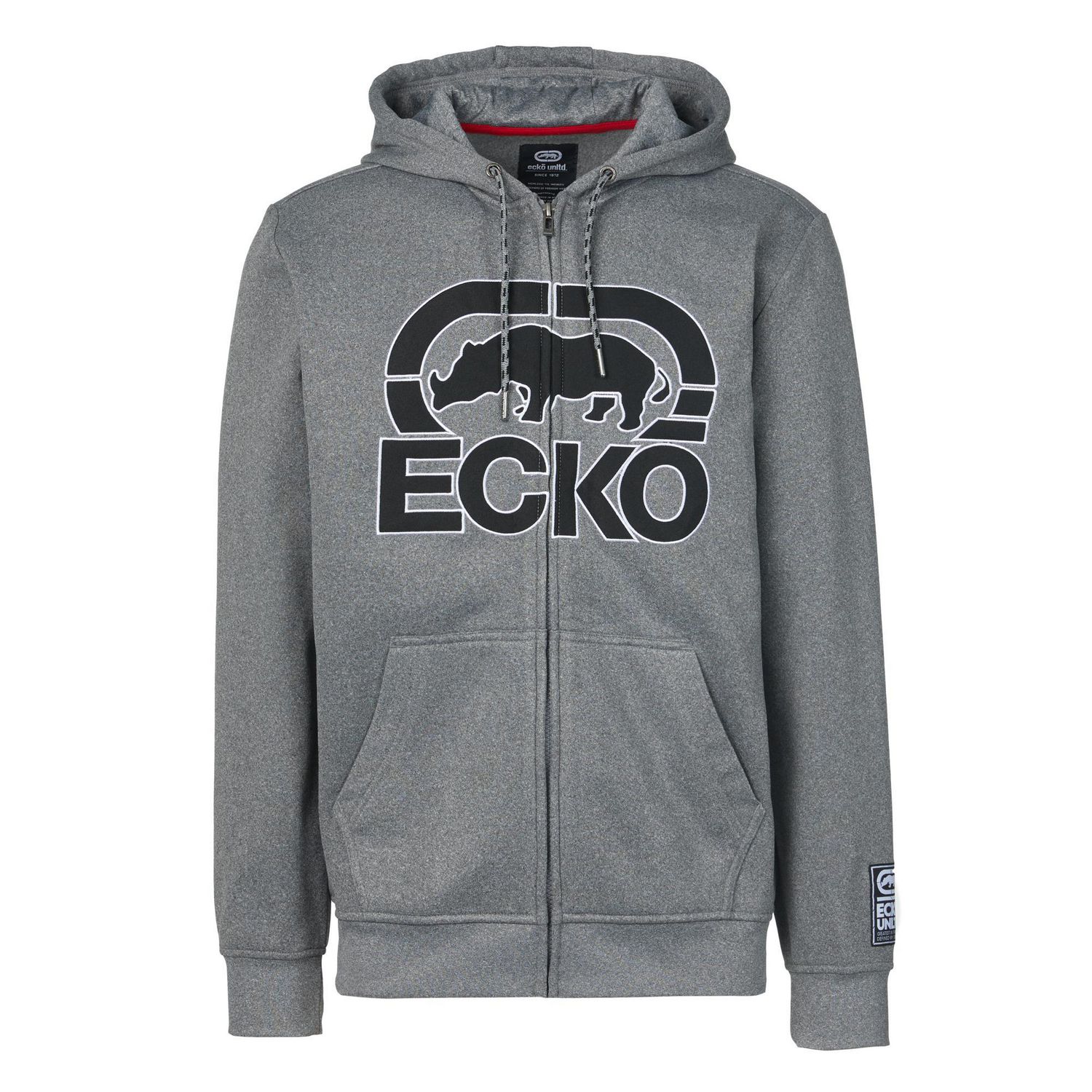 Ecko Unltd. Men’s Sweatshirt Rhino Love Fz Zip Sweater Fleece Hoodie