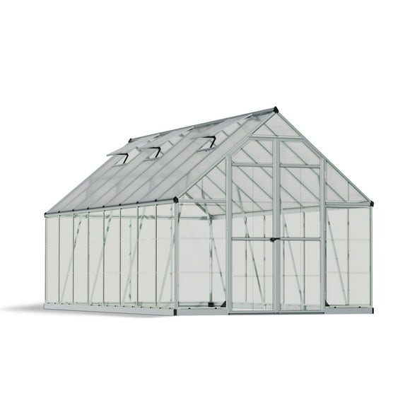 CANOPIA by PALRAM Balance 8 ft. x 16 ft. Greenhouse Kit - Silver