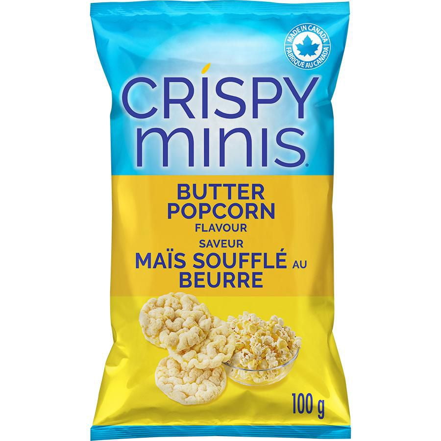 Quaker Crispy Minis Rice Chips Butter Popcorn Walmart Canada