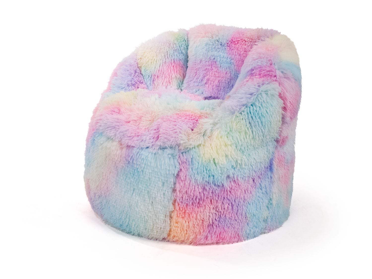 Heritage club rainbow faux online fur bean bag chair