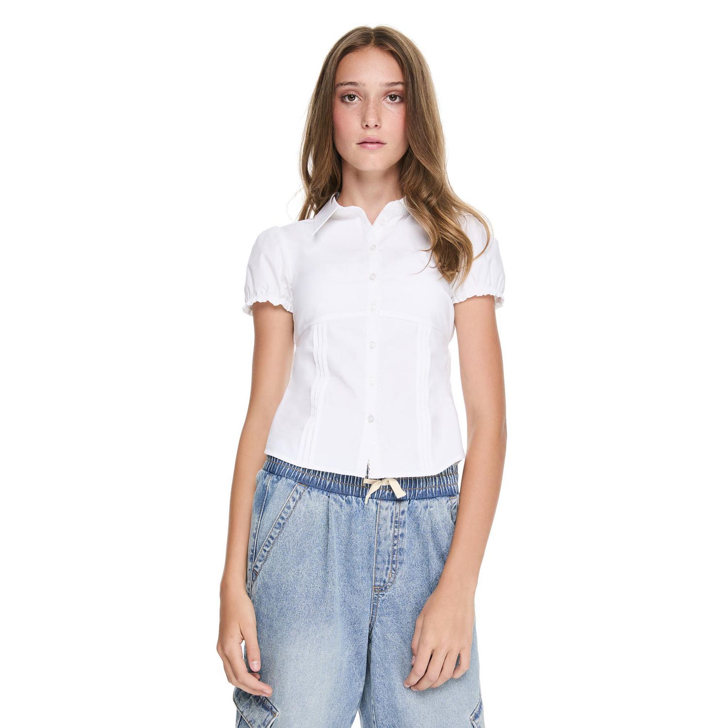 Chemisier ajusté à plis et noué l’arrière My Sister’s Closet pour filles
