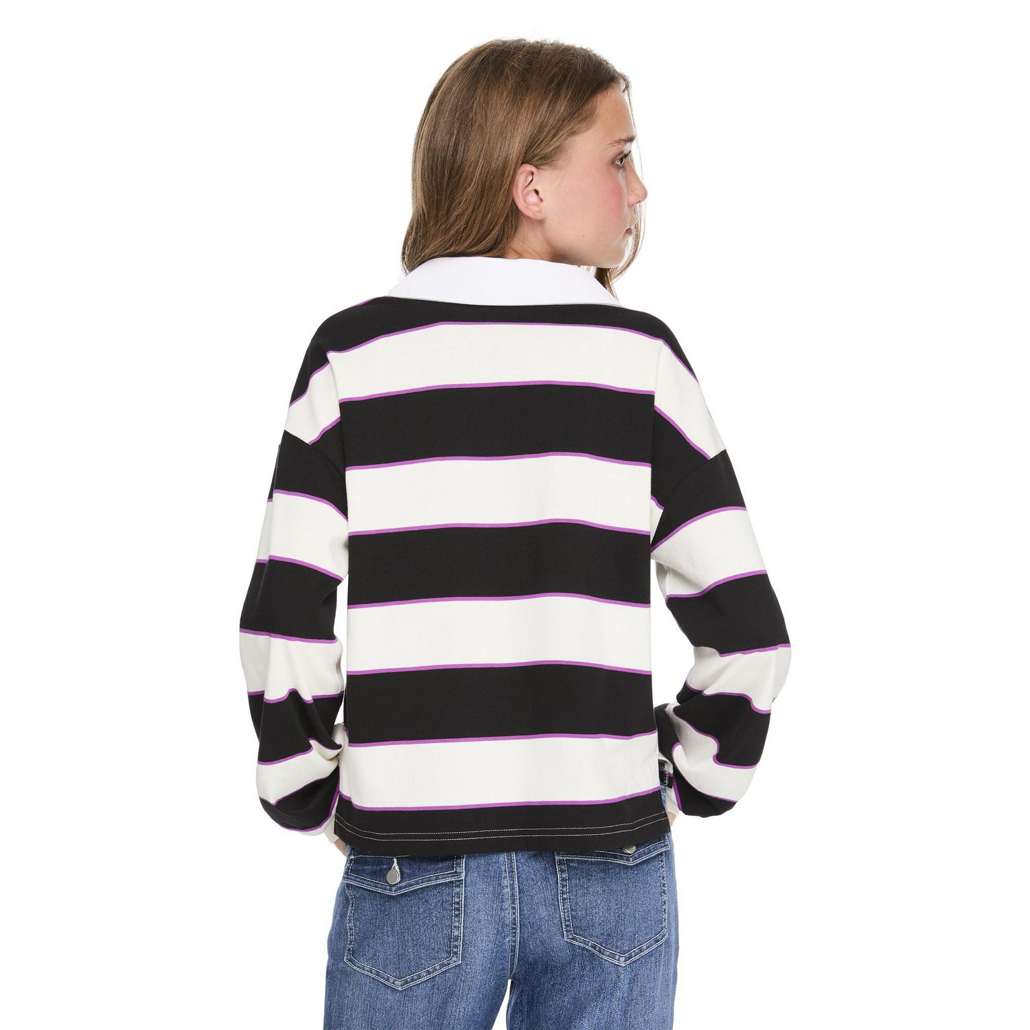 Haut de rugby à manches bouffantes My Sister’s Closet pour filles