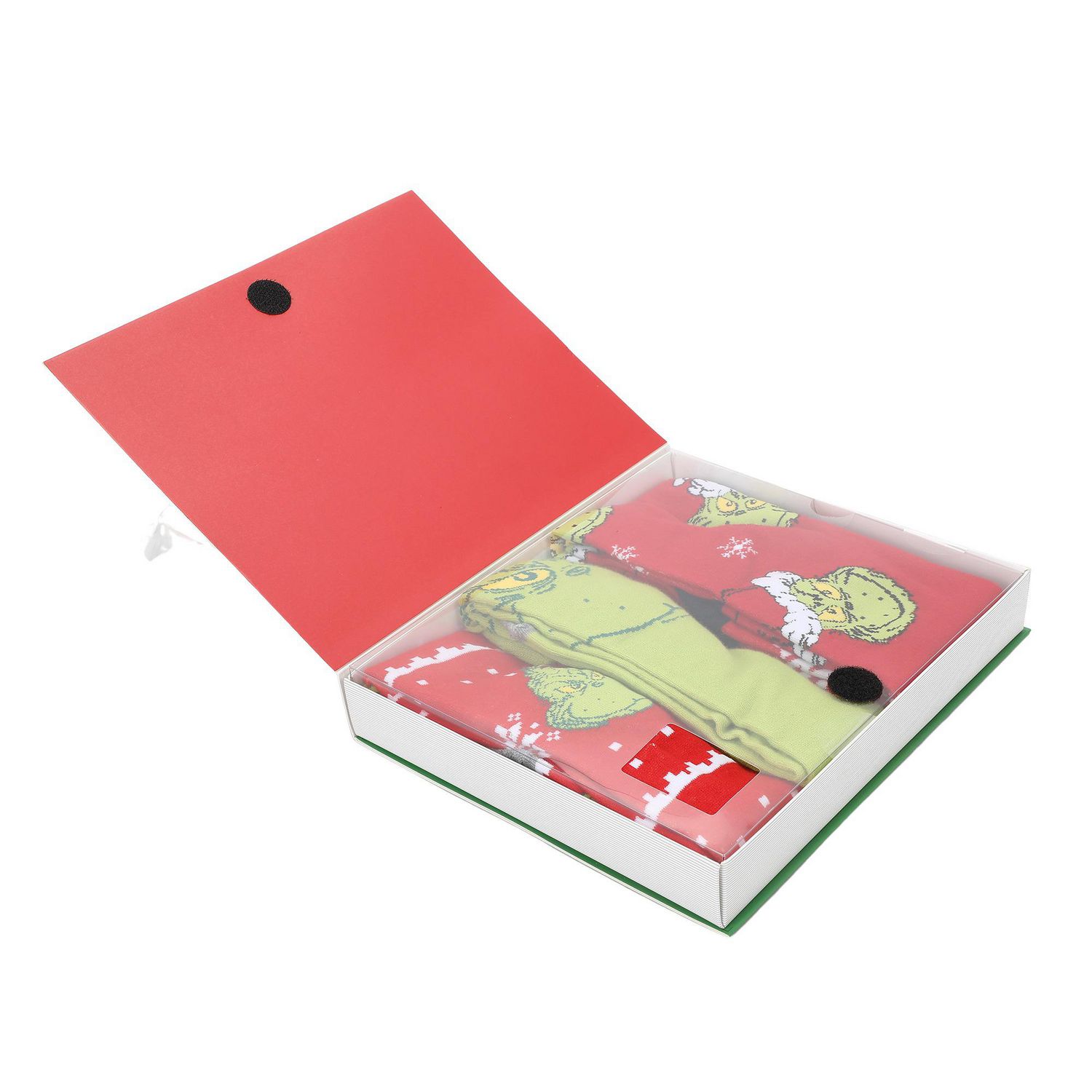 Lot De 3 Paires De Chaussettes Hautes Dr. Seuss Le Grinch Pour Hommes Dans Une Boîte Cadeau De Collection