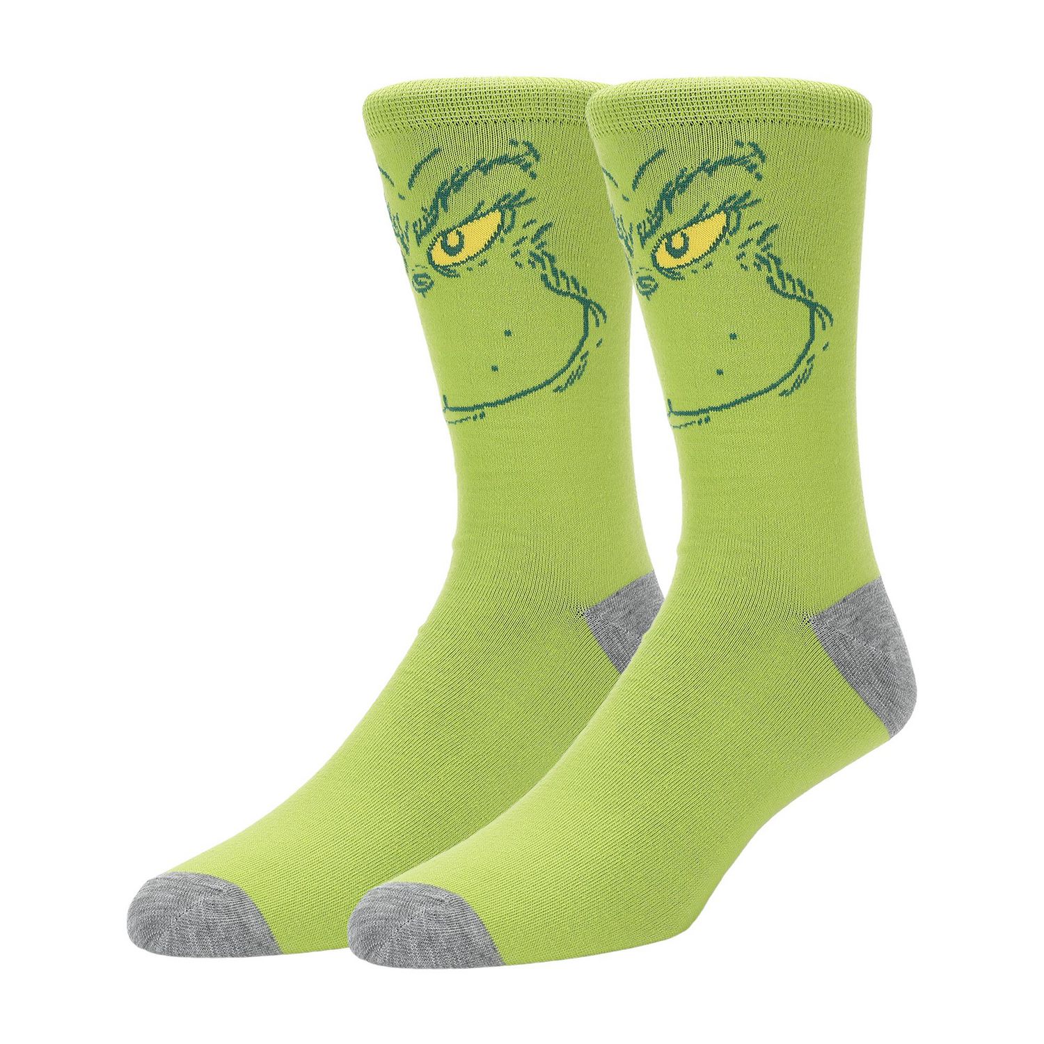 Lot De 3 Paires De Chaussettes Hautes Dr. Seuss Le Grinch Pour Hommes Dans Une Boîte Cadeau De Collection