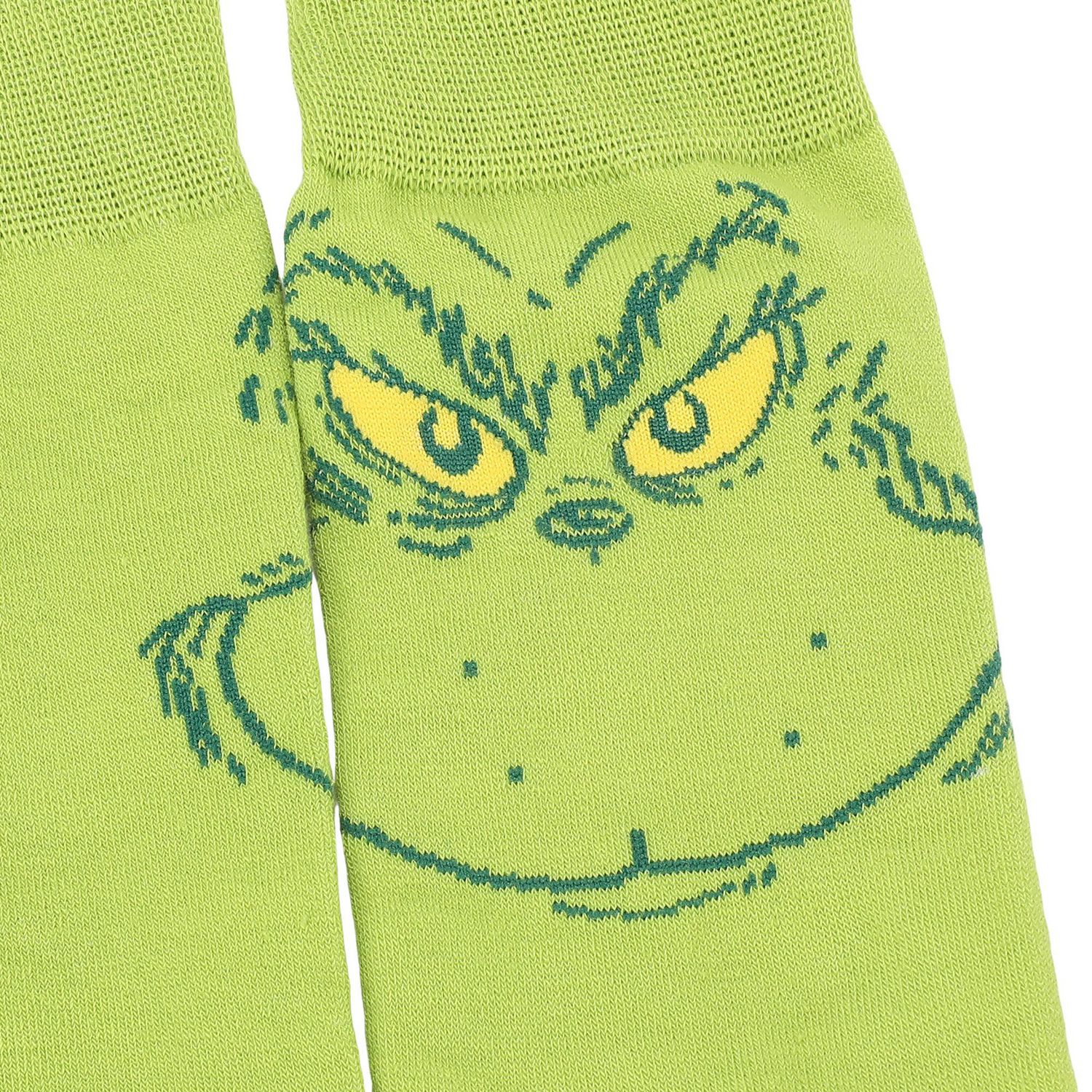 Lot De 3 Paires De Chaussettes Hautes Dr. Seuss Le Grinch Pour Hommes Dans Une Boîte Cadeau De Collection