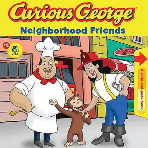 Curious George Neighborhood Friends (CGTV Pull Tab Hardcover)