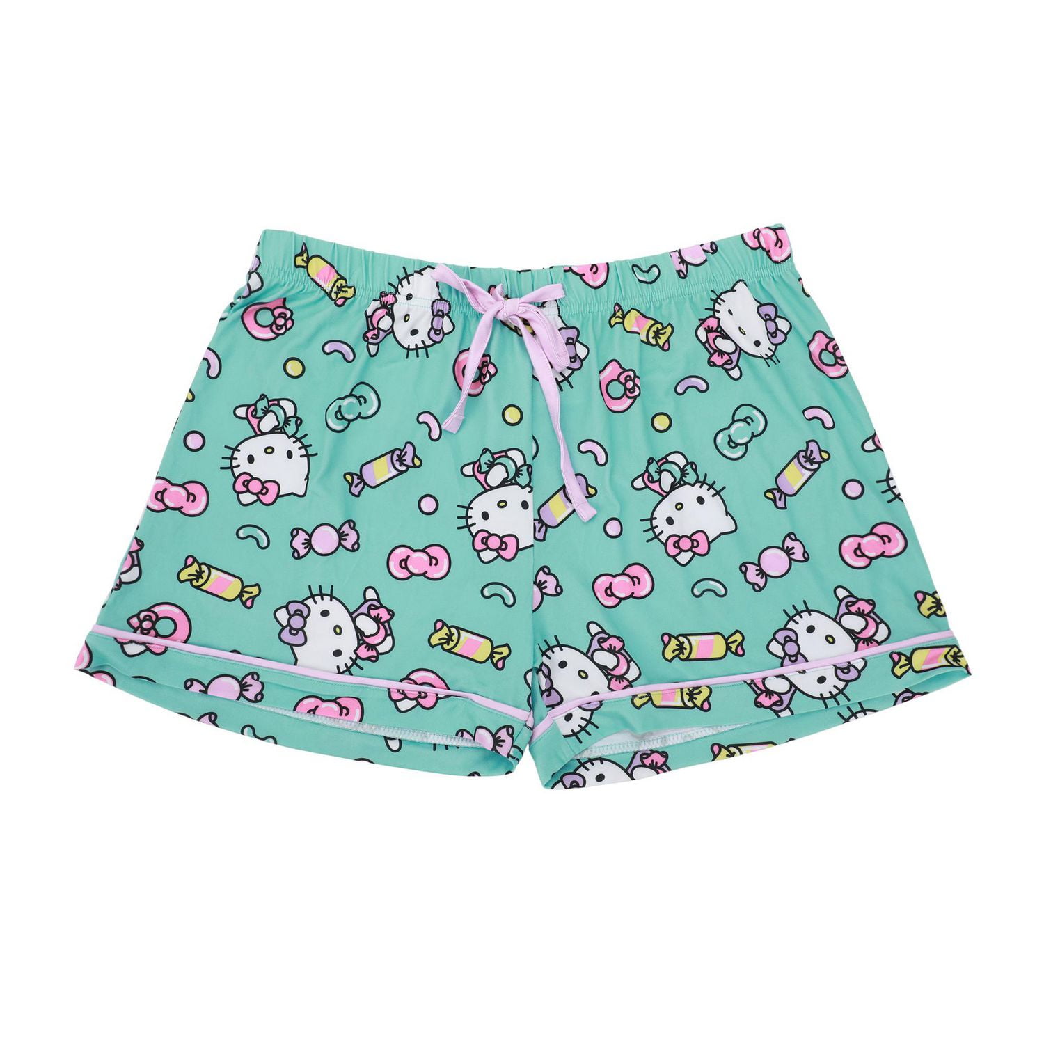 Women's Hello Kitty Button-Up Shirt & Shorts Sleep Set - Online Exclusive