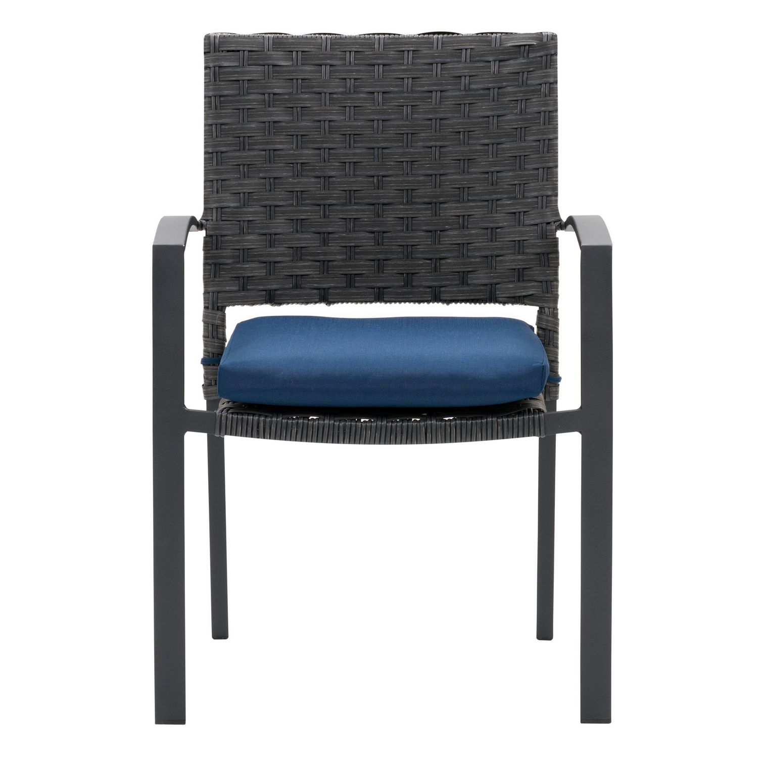 CorLiving Parkview Wide Rattan Wicker Patio Dining Chairs ...
