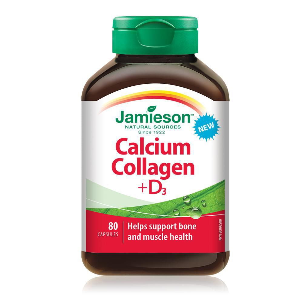 Jamieson Calcium Collagen Plus Vitamin D3 Capsules Walmart Canada