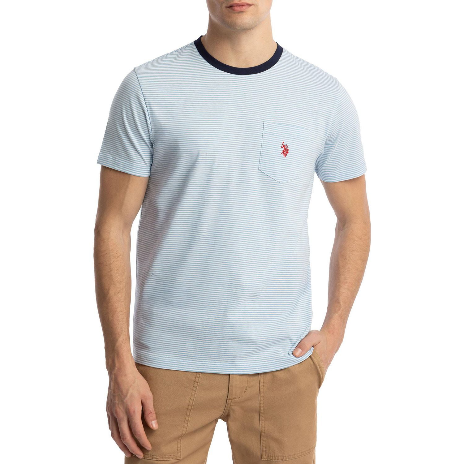 U.S. Polo Assn. Men's Short Sleeve Striped Tee