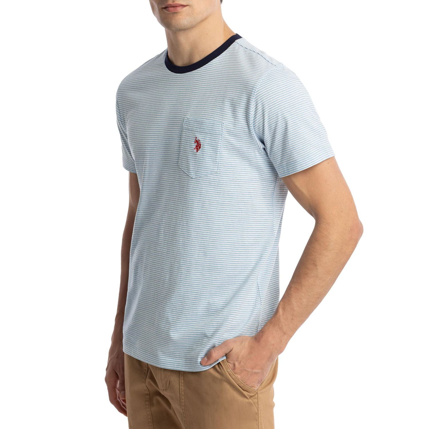 U.S. Polo Assn. Men's Short Sleeve Striped Tee