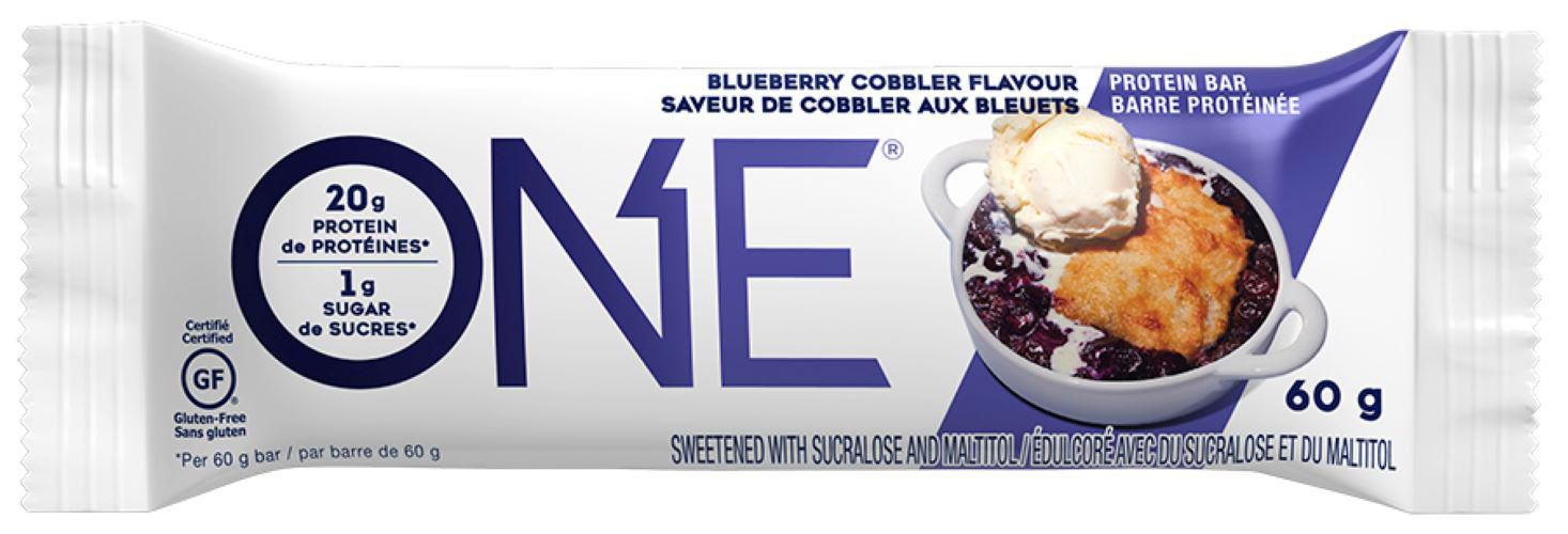 One Protein Bar Blueberry Cobbler