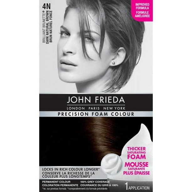 John Frieda Precision Foam Colour - Brun naturel foncé 4N
