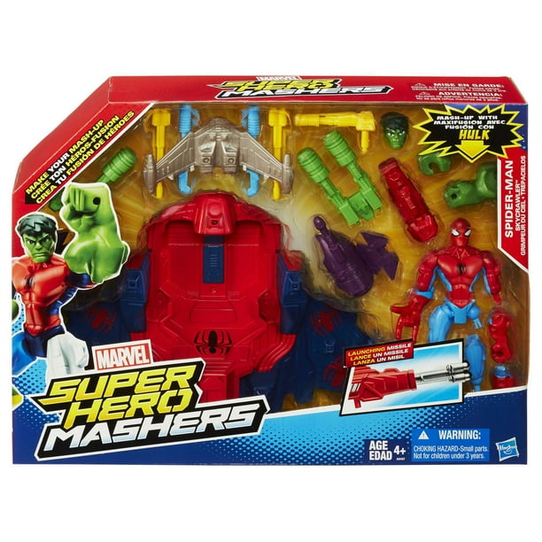 Marvel Super Hero Mashers - Véhicule Grimpeur du ciel de Spider-Man