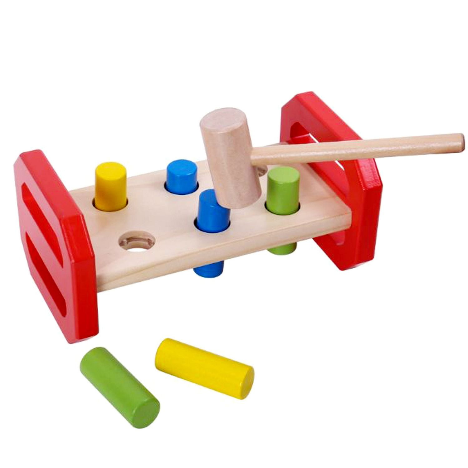 Tooky Toy Wooden Tea Wood Pound Bench | Walmart Canada