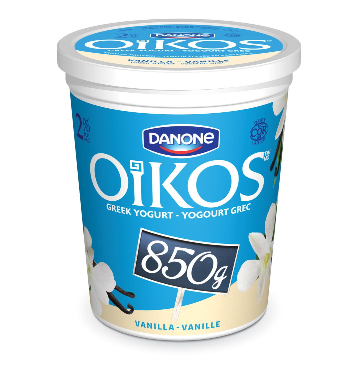 OIKOS 2 M.F Vanilla Greek Yogurt Walmart Canada