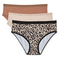 thumbnail image 1 of Lot de 3 culottes taille basse en microfibre George pour femmes, 1 of 1