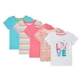 thumbnail image 1 of Lot de 5 t-shirts George pour petites filles, 1 of 2