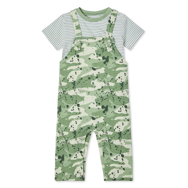 George Baby Boys' Top and Overall 2-Piece Set - Walmart.ca