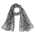 thumbnail image 1 of Time and Tru Women's Abstract Zebra Scarf, 1 of 1
