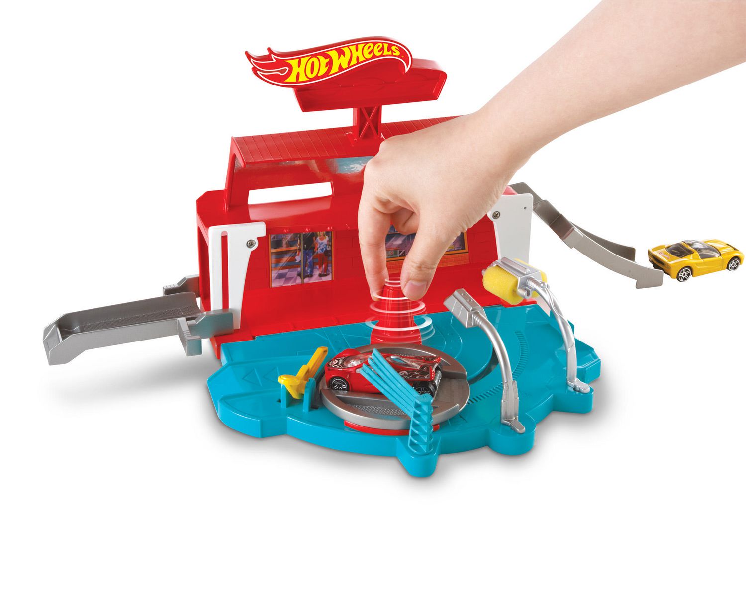 hot wheels ultimate garage and super spin car wash