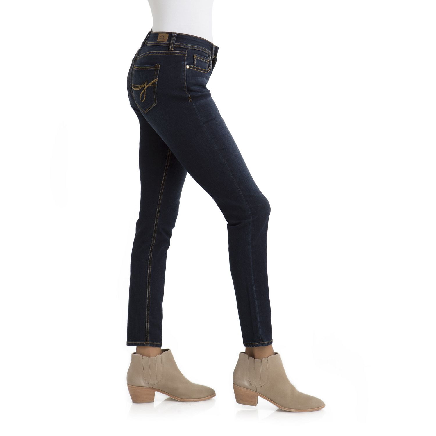 Jordache - Jean skinny taille mi-haute pour femmes