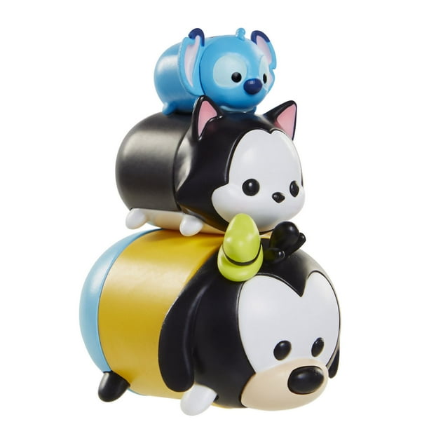 Ensemble de 3 figurines Tsum Tsum de Disney - Dingo/Figaro/Stitch