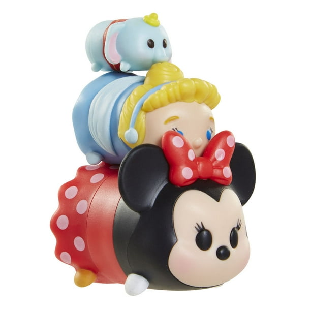 Ensemble de 3 figurines Tsum Tsum de Disney - Minnie Mouse/Cendrillon/Dumbo