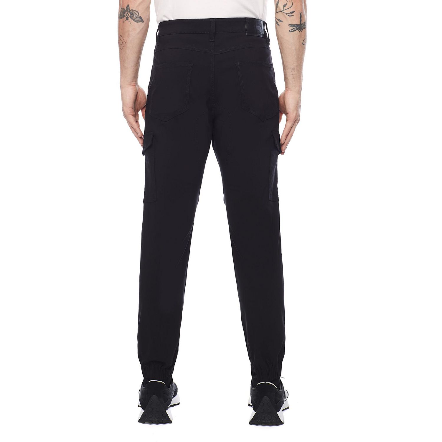 Dark Black Men's Comfort Stretch Cargo Pant 