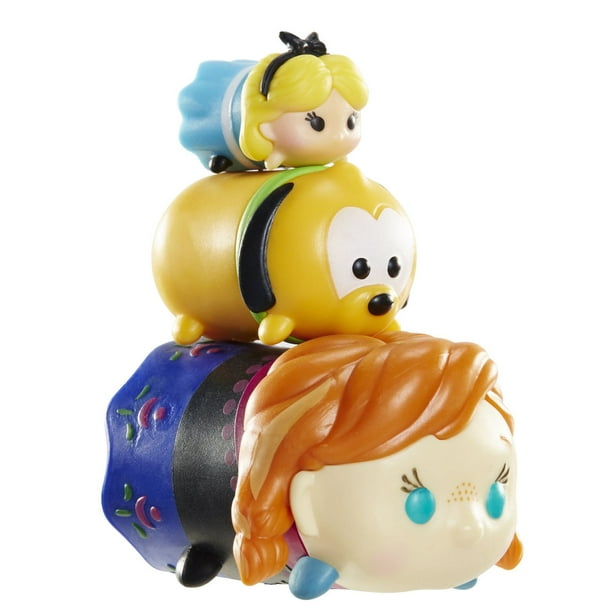 Ensemble de 3 figurines Tsum Tsum de Disney - Anna/Pluto/Alice