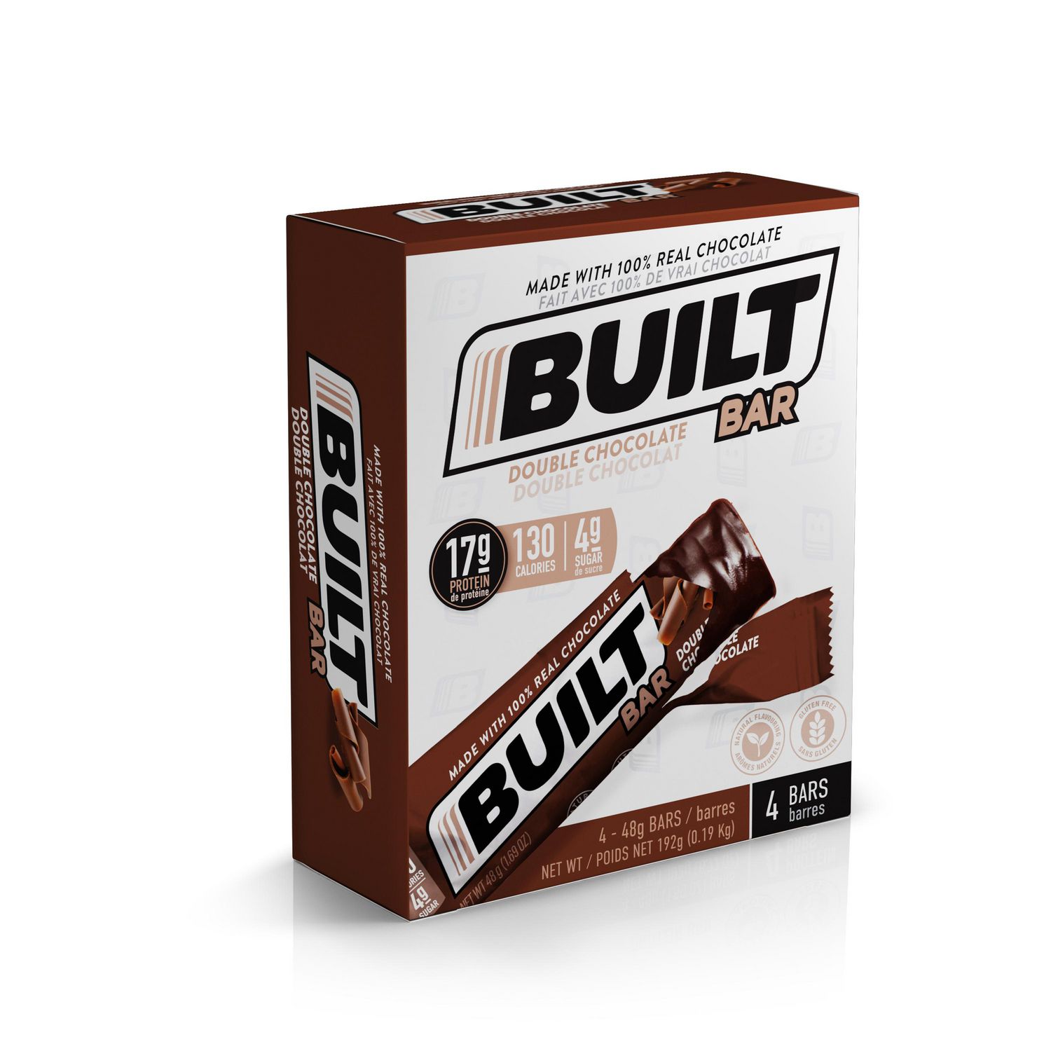 Built Bar Double Chocolate, 4/boite