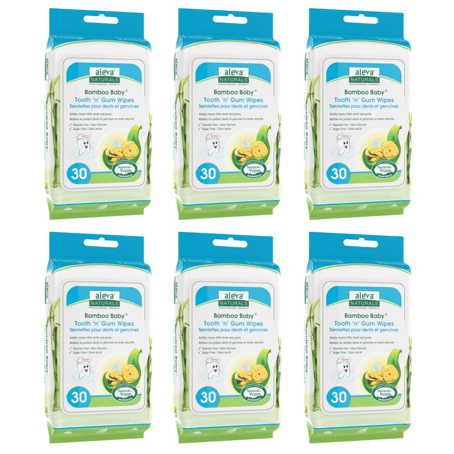 aleva tooth and gum wipes