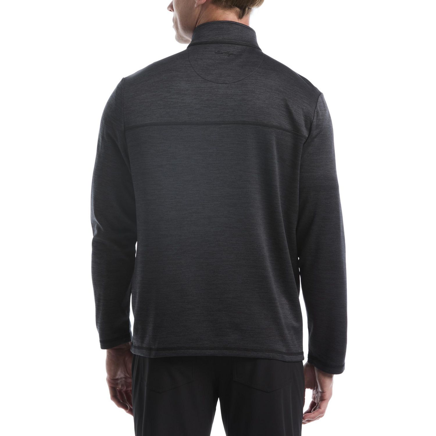 Haut en polaire unie à manches longues et fermeture éclair au quart pour homme Ben Hogan Performance