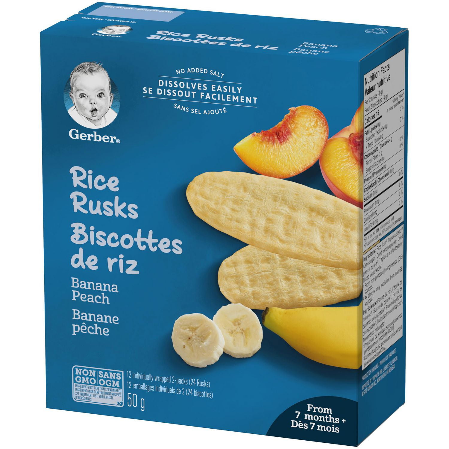 GERBER® Stage 1 Rice Baby Cereal 227 g, 227 GR 